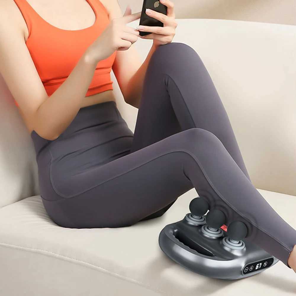 612Head Deep Muscle Massager Gun HighFrequency Vibration Fascia Therapy with for Relaxation And Back Pain Relief J251030