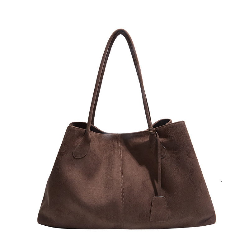 New Trendy Velvet Bag with Premium Velvet Solid Color Fashion Single Shoulder Large Capacity Retro Handbag Versatile Luxury Designer Bag