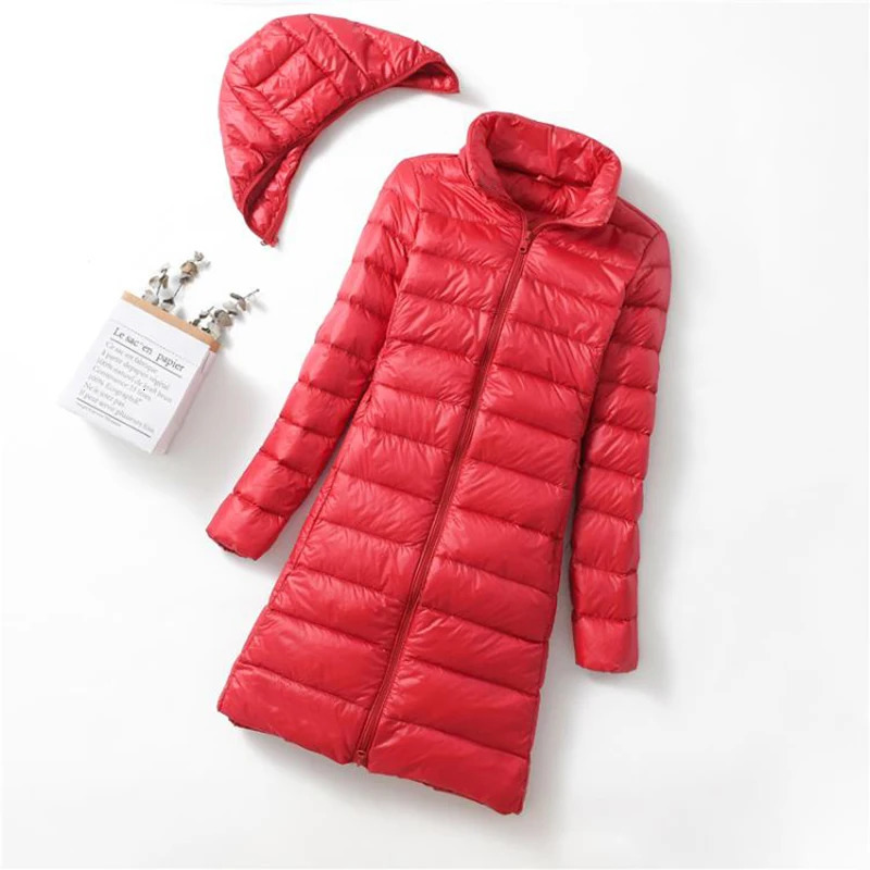Women Winter Jackets Autumn Winter Ultralight Duck Down Coat Female Hat Detachable Windproof Down Parkas Chaqueta Mujer 251023