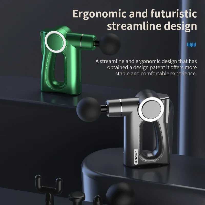 Mini Fascia Gun Vibration Massage Portable Small Massager Muscle Relaxation Body Massage Fitness Equipment J251030