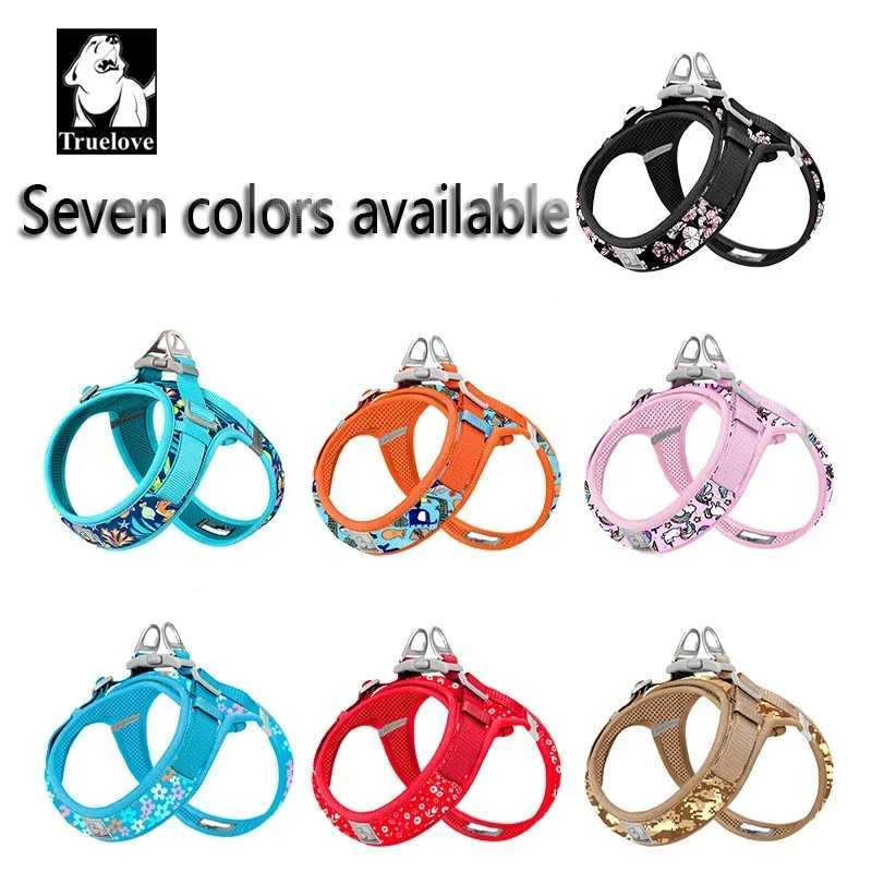 TRUELOVE Pet Vested Lightweight Harness TLH30131 Undershirt Design Nylon Stretch Fabric Sand Mesh Lining Light Mesh Visible J251129