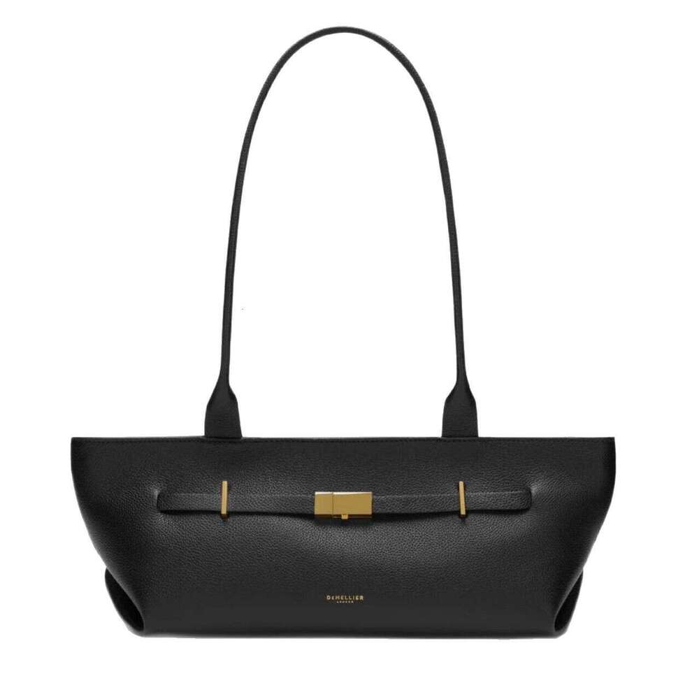 designer bag Luxury bag New Handbag 2025 Versatile Horizontal Genuine Leather Shoulder Baguette Underarm Bag Women's Fashionable versatile single