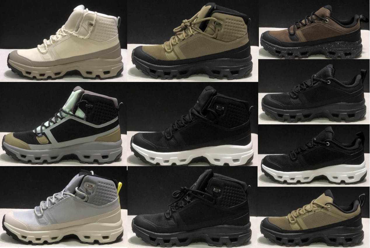 Waterproof Boots rock Mid WP Men Women Running Shoes Black White hiking boots for men shoe breathable low mens outdoor Trainers Sports Sneakers 36-45