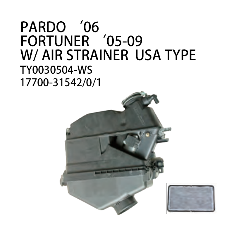 High Quality Automotive Air Filters Fits Toyota PRADO LAND CRUISER Minimum order quantity 6 pieces