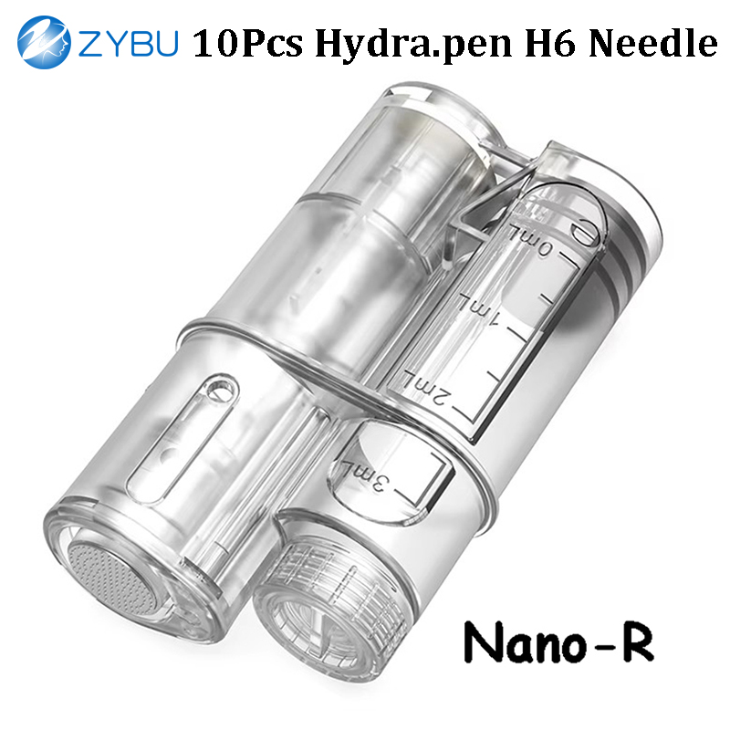 10pcs HydraPen H6 Cartridges Derma Roller with 18/36/42 Pin Nano HS HR Dual Needle Tip for Skin Care MTS