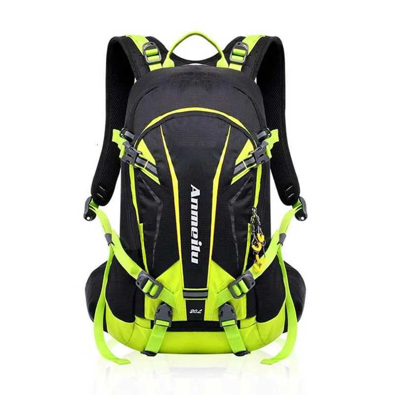 Anmeilu 20L Cycling Backpack Bicycle Shoulders Bag Large Capacity Hiking Climbing Camping MTB Bike Bag with Rain Cover H251029