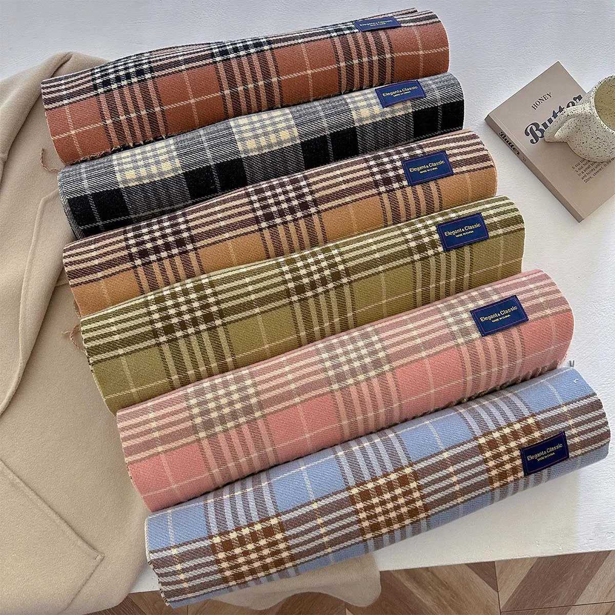 50200CM Thickened Warm Scarf For Women Long Tassel ShAWl Fashion Faux Cashmere Warps Autumn Winter Blanket For WenW251030