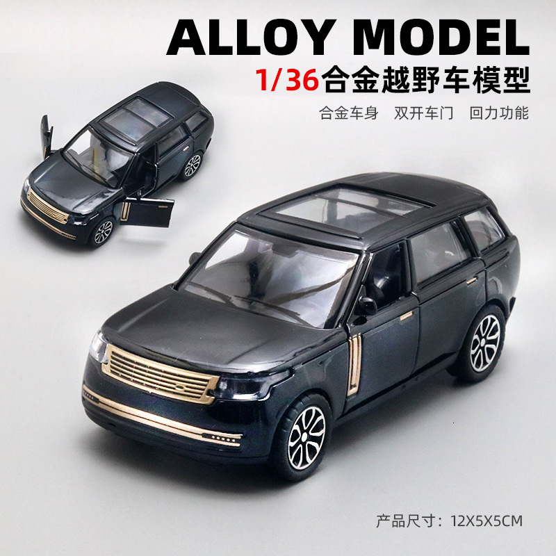 Bagged 136 Road Range SUV Car Model Simulation Alloy Car Boys Metal Toy Car Ornament 2 Doors Open