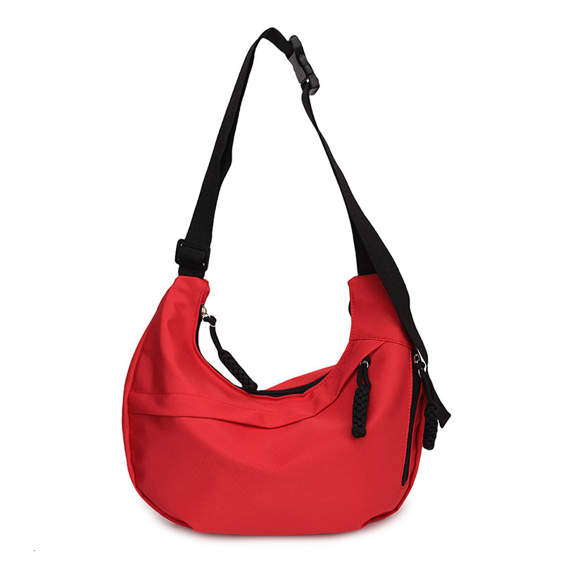 New women's simple and fashionable dumpling bag, lightweight and large capacity, popular fitness bag, trendy and casual designer bag