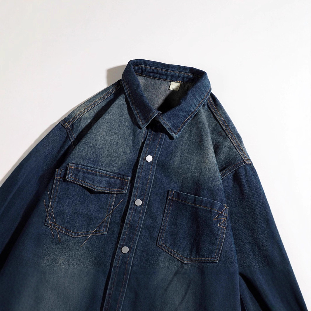 American Style Denim Jacket Men 2025 New Autumn Trendy Designer Coat Loose Versatile Cool Simple Casual Jacket