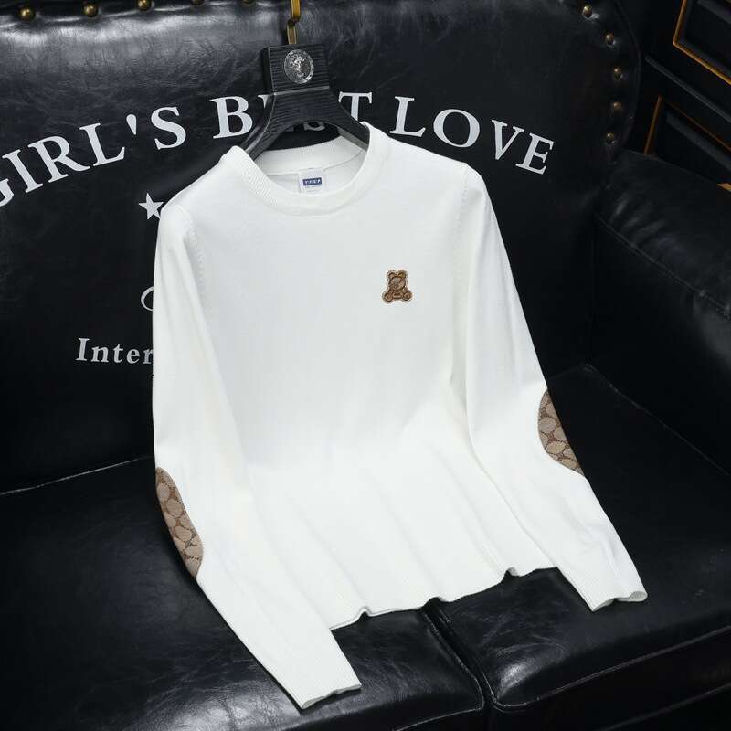 Autumn Winter Pullover Sweater For Men Slim Fit Versatile Stretch Knitwear Sofa Men's Sweaters