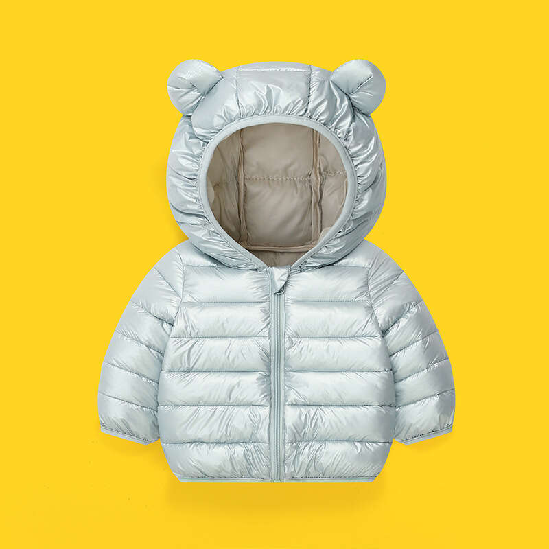 Jacket Spring Autumn Winter New Solid Coat Boys and Girls Candy Color Cute Stylish Children's Cotton Clothing