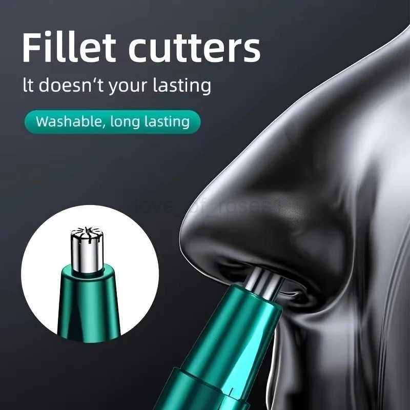 1pc Electric Nose Hair Trimmer Mens Nose And Ear Remover Automatic Washable Electric Shaving Tools USB Rechargeable Z251030