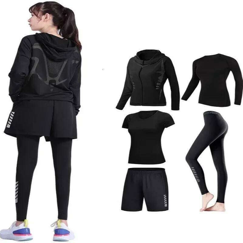 Running Sportswear, Women's Fiess Clothes, Spring And Summer Morning Running Training Equipment