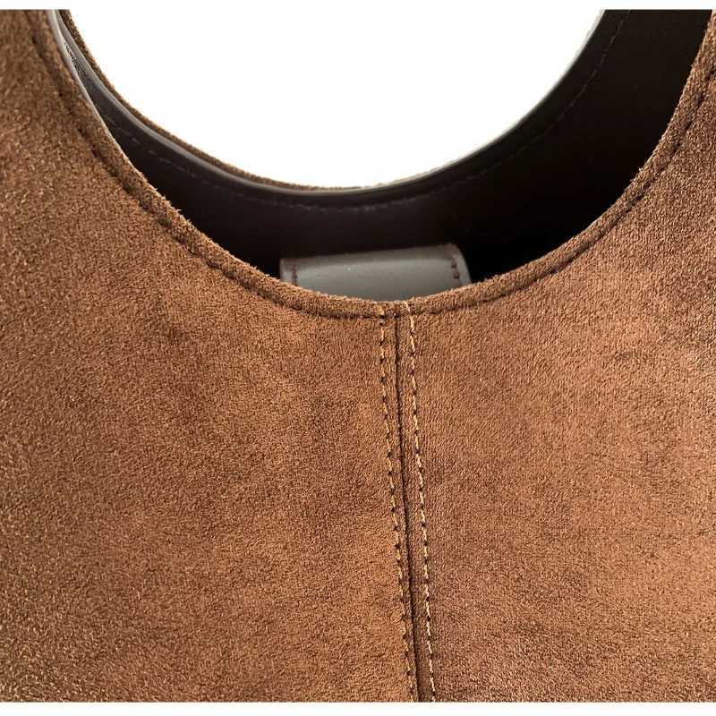 Designer bag Autumn Lat Underarm Shoder Bags For Wen Faux Suede Pure Color Armpit Bag Casual Street Designer Handbags Y251029