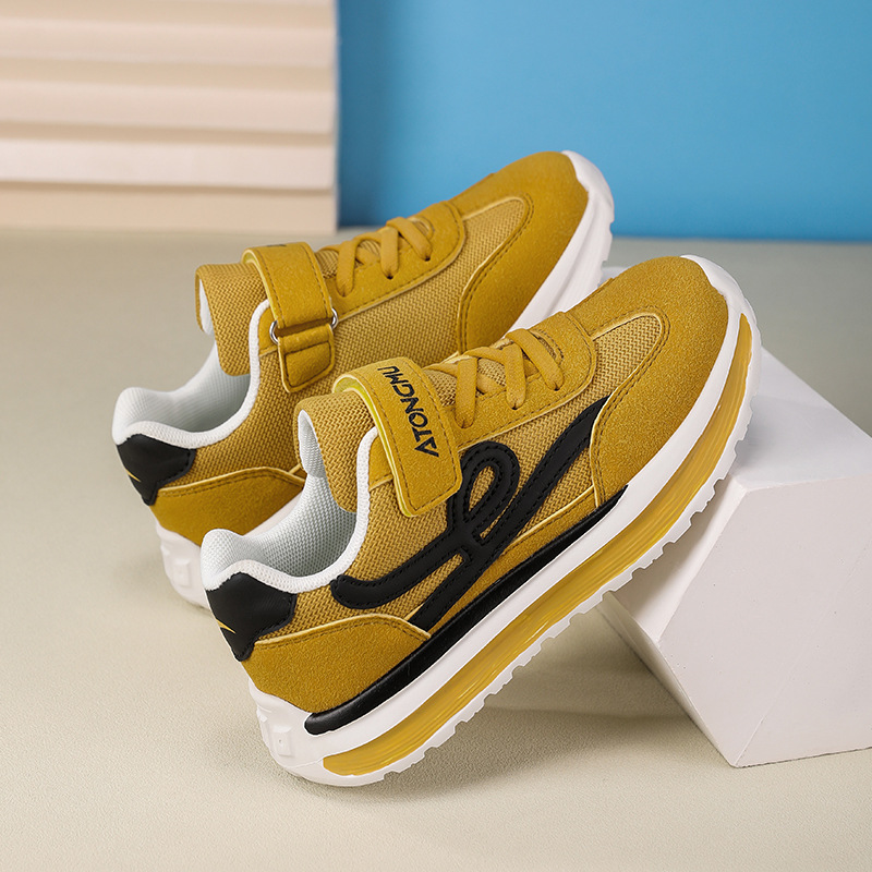 Boys and girls' shoes spring and autumn new children's mesh breathable sneakers for primary school students versatile casual shoes2025
