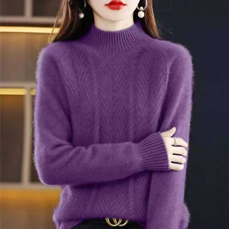Heliar Fall Turtleneck Sweater Knitted Pullovers Cashmere Jumpers Basic Soft Sweaters For Women 2025 Autumn Winter