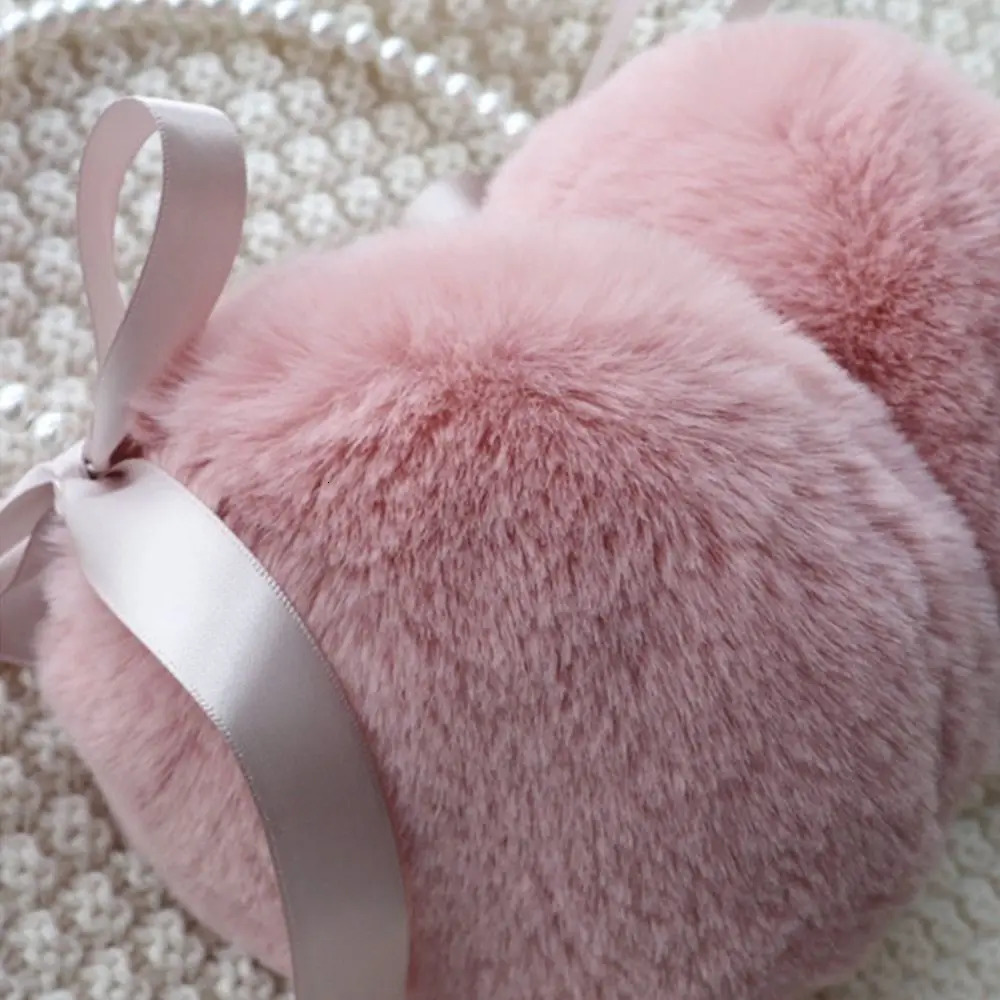 Warm Earmuffs Cute Plush Fur Earflaps Winter Soft Ear Warmer Women Men Fluffy Cosy Headband Ear Cover 251024