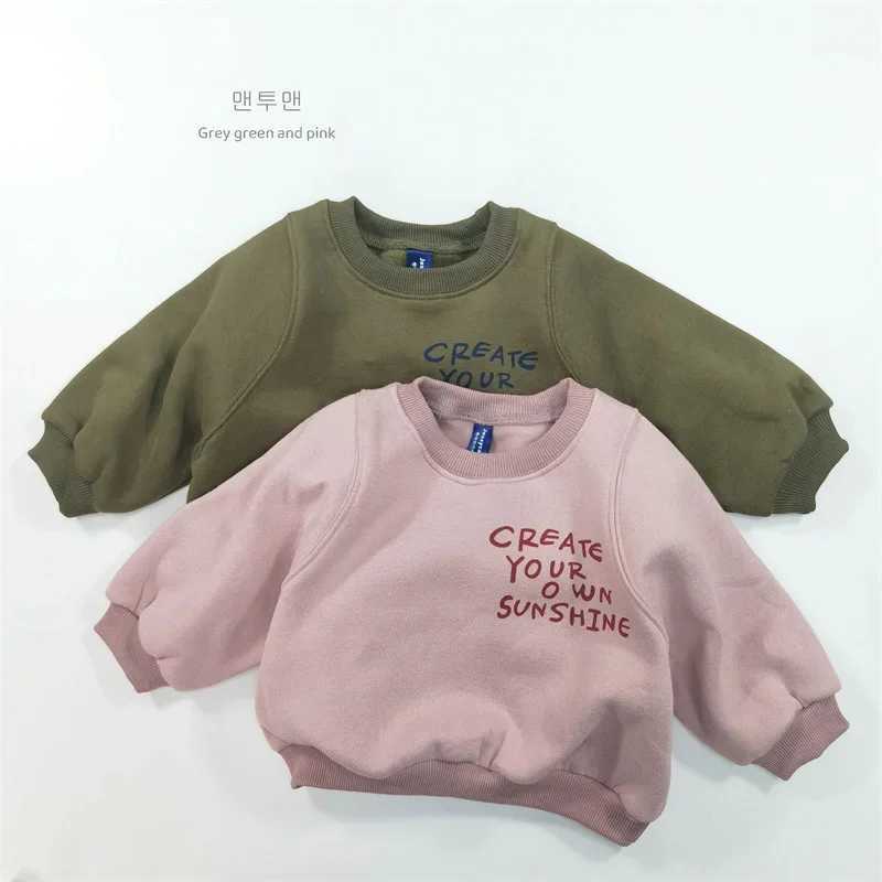 Children Casual Sweatshirts Unisex Trends Pullovers Boys Girls Vintage Streetwear Tracksuit 16Y Kids Letter Fashion HoodiesT251030