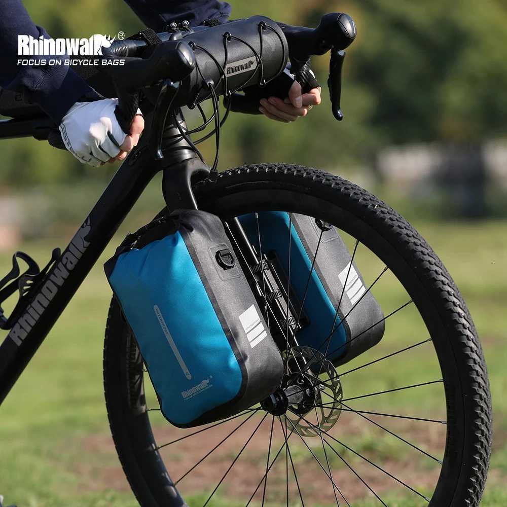 Rhinowalk Bike Front Fork Bag Bicycle Quick Release For MTB Road Bicycle Scooter Cycling Shoulder Bag Storage Bag 4L6L Pack H251029