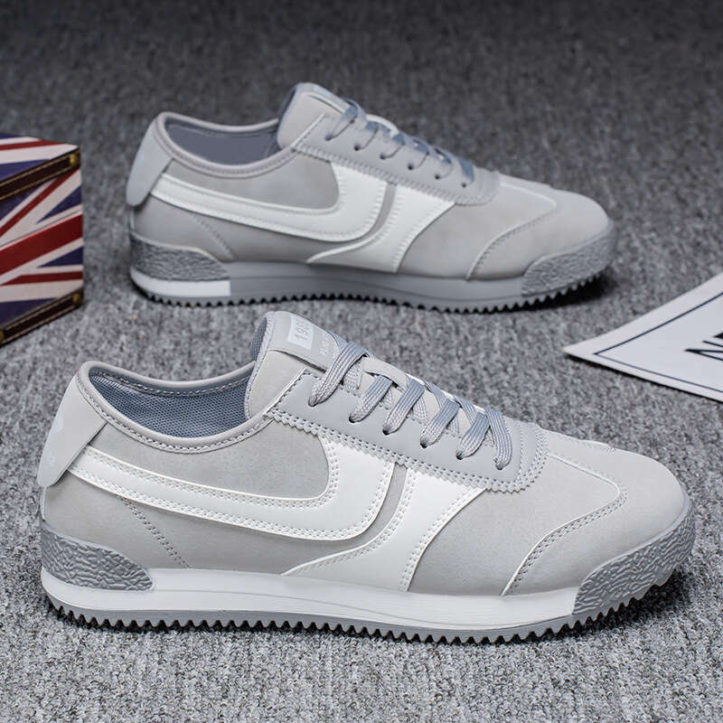 2025 New Spring and Autumn Ultra Lightweight American Style Solid Color Dopamine Soft Sole Versatile Casual Men's Shoes