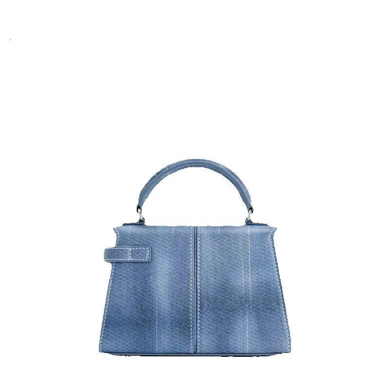Luxury Handbag JW PEI Women's Handbag Elise Designer Fashion New Denim Blue Tote Small Square Crossbody Premium Women Bag Handbag
