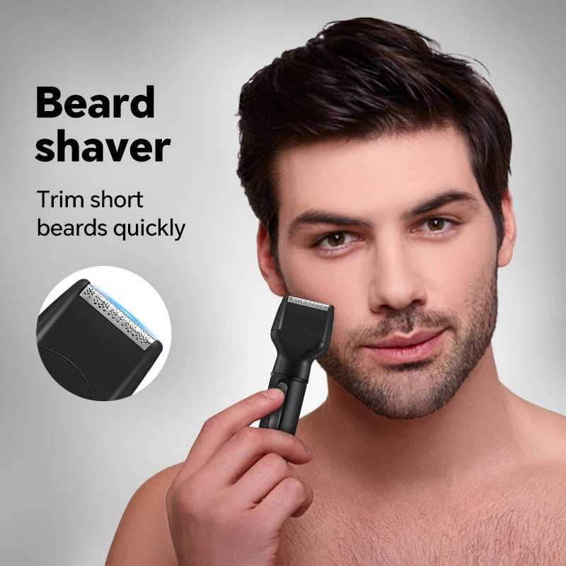 4 in1 Beauty Set USB Rechargeable Electric Shaver Ideal for Shaving Beards Nose Hair Eyebrows and Hair M251030