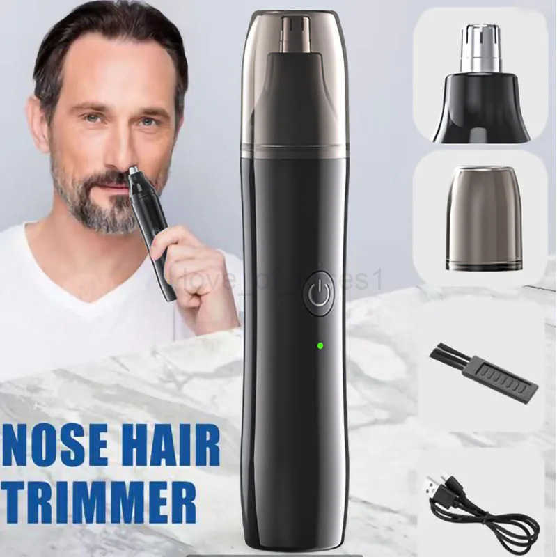 Rechargeable Nose Hair trimmer and Facial Hair remover for Men Nose Hair Shaver for nasal clearance portable grooming tool Z251029