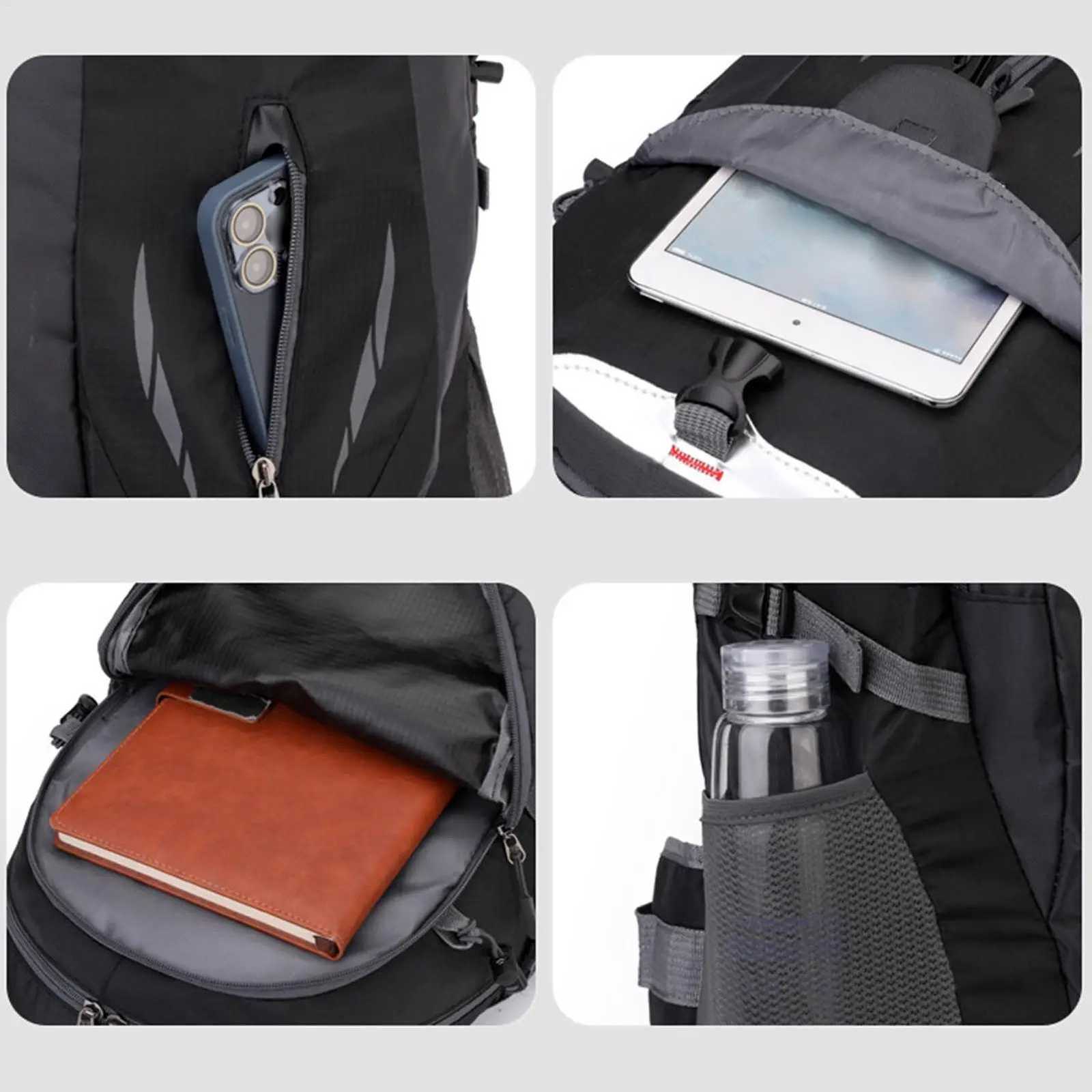 Hiking Hydration Backpack Hiking Backpacking Packs 40L Lightweight Backpack Camping Bag Storage Organizer Climbing Back Bags H251029