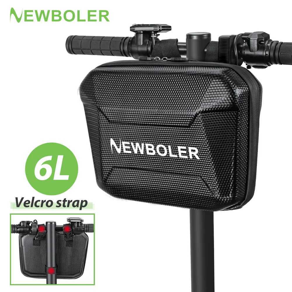 NEWBOLER 6L Electric Scooter Bag EVA Electric Scooter Front Bag Electric Bike Bag Universal For Scooter Bike Accessories H251029