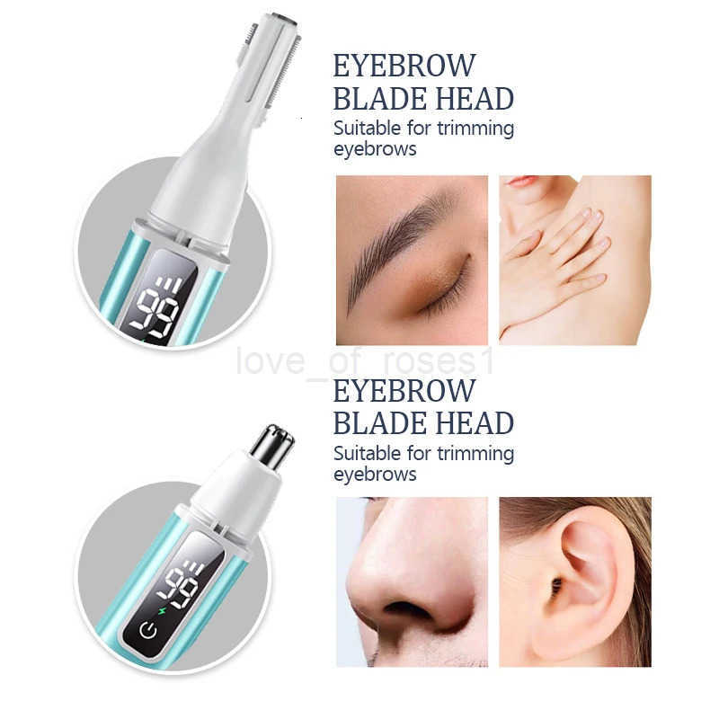 Electric Ear Nose Hair Trimmer Rechargeable TypeC Fast Charging Portable Eyebrow trimming Hair Trimmer For Nose Z251030
