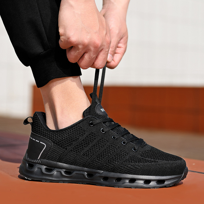 Free Shipping Fashion Big Size Sneakers Lightweight Breathable Casual Sport Mesh Running Shoes for Men