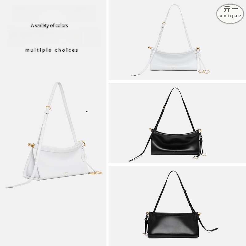 designer bag Luxury bag Genuine Leather Cowhide Minimalist Underarm for Women Commuting Niche Versatile Crossbody Women's Bag