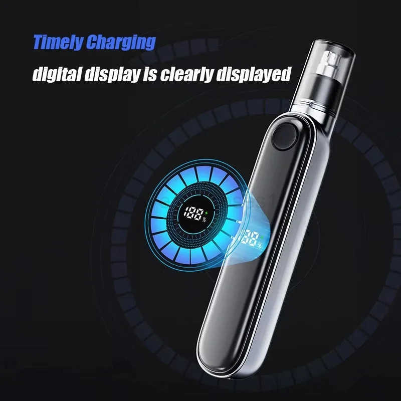 Electric Nose Hair Trimmer Rechargeable Ear and Nose Hair Trimmer Cleaning Nostrils and Removing LCD Digital Display For Man Z251030