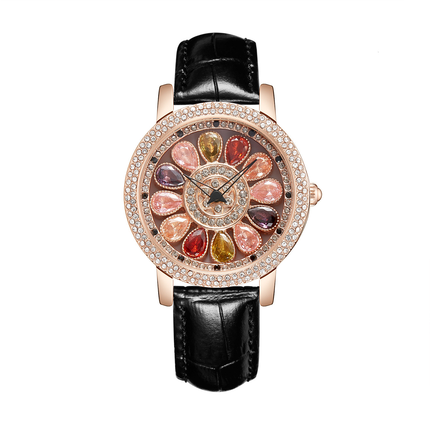 Designer Watch Women's Watch With Colorful Diamonds And Starry Sky Design, Light Luxury Fashion Live Luxury Quartz Watch