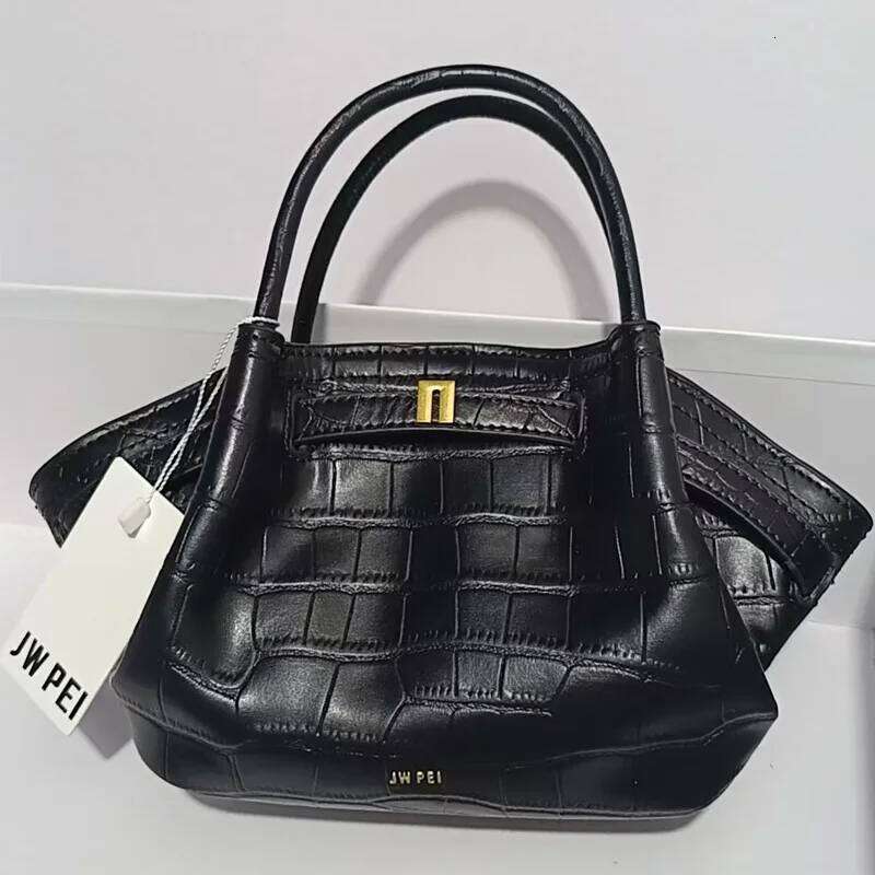 Women's new genuine shoulder crossbody bag, canvas brown mini vegetarian leather handbag, hand-held dumpling bag