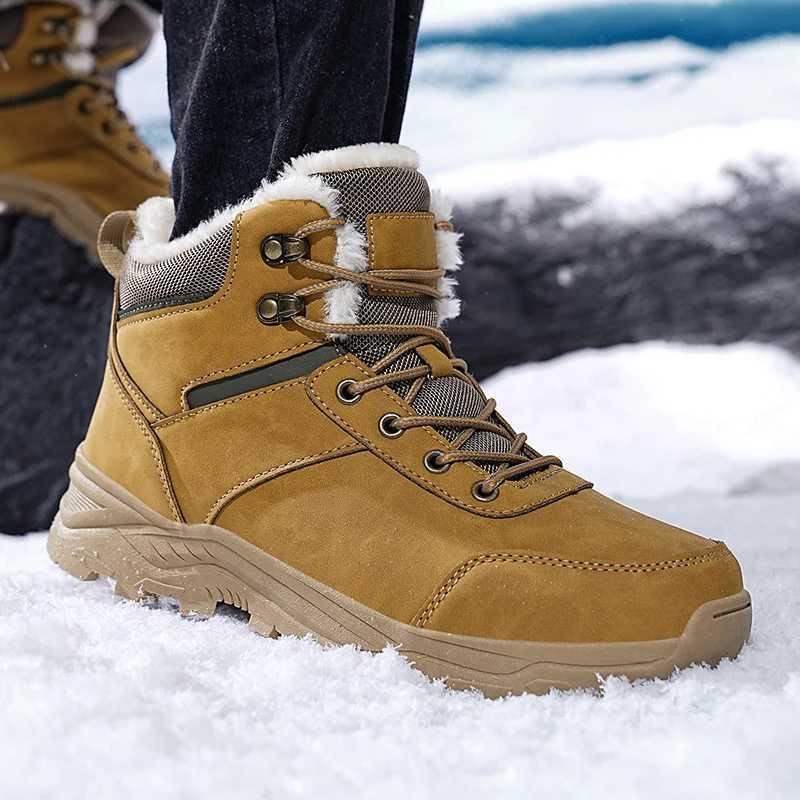 Male Sneakers Outdoor Shoes for Men Winter Sport Ankle Boots NonSlip Winter Boots for Men Loafers Soft and Comfortable Fashion Z251029
