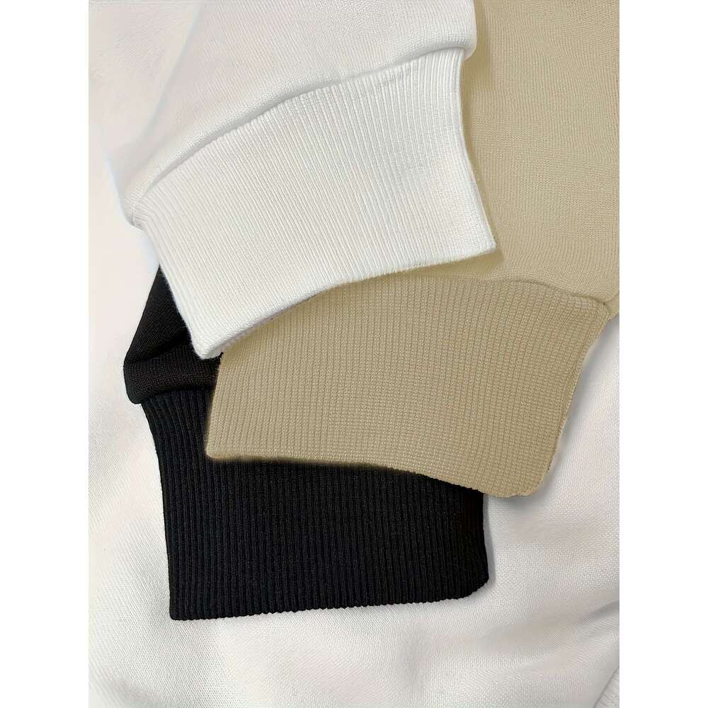 Packs Mixed Color Pullover Sweatshirts Casual Long Sleeve Crew Neck Sweatshirt Women S Clothing