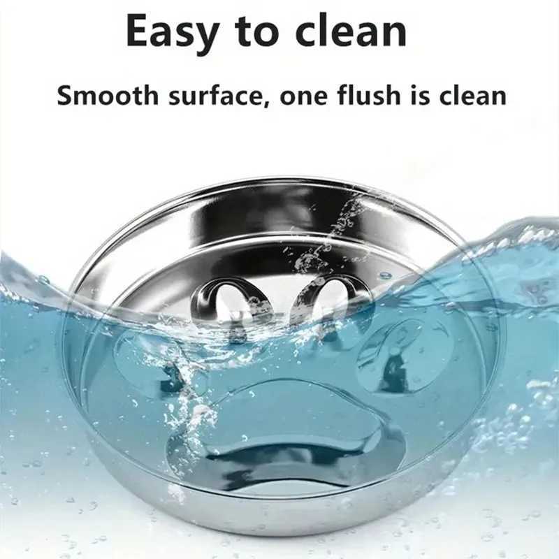 Premium Stainless Steel Pet Bowl Cervical Spine Protection for Dogs Cats Pet Choke and Choke Prevention Slow Food Bowl J251113