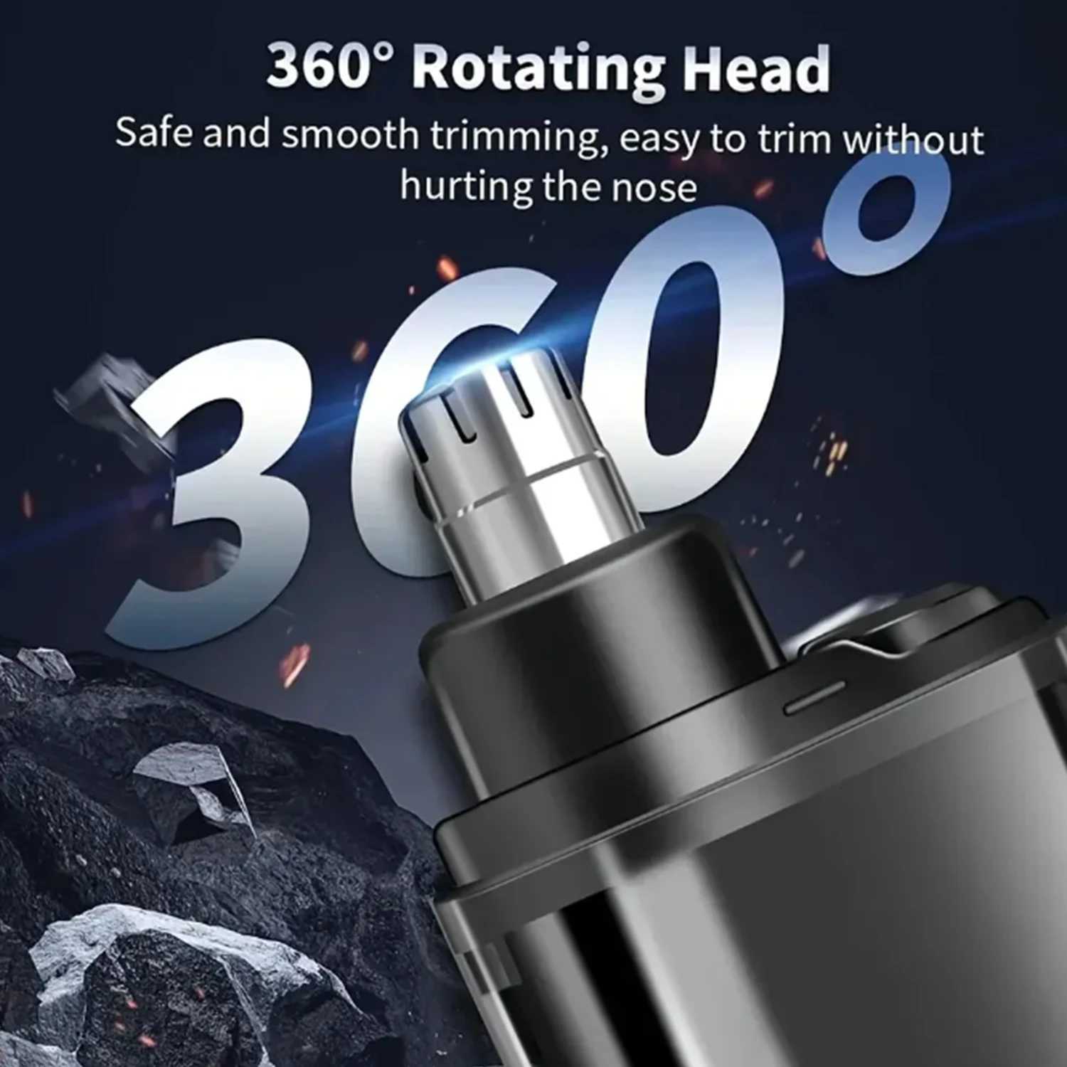 Nose Hair Trimmer for Men Portable Mini Nose Hair Remover USB Rechargeable Trimmer for Nose and Ears Electric Nose Hair Cutter M251030
