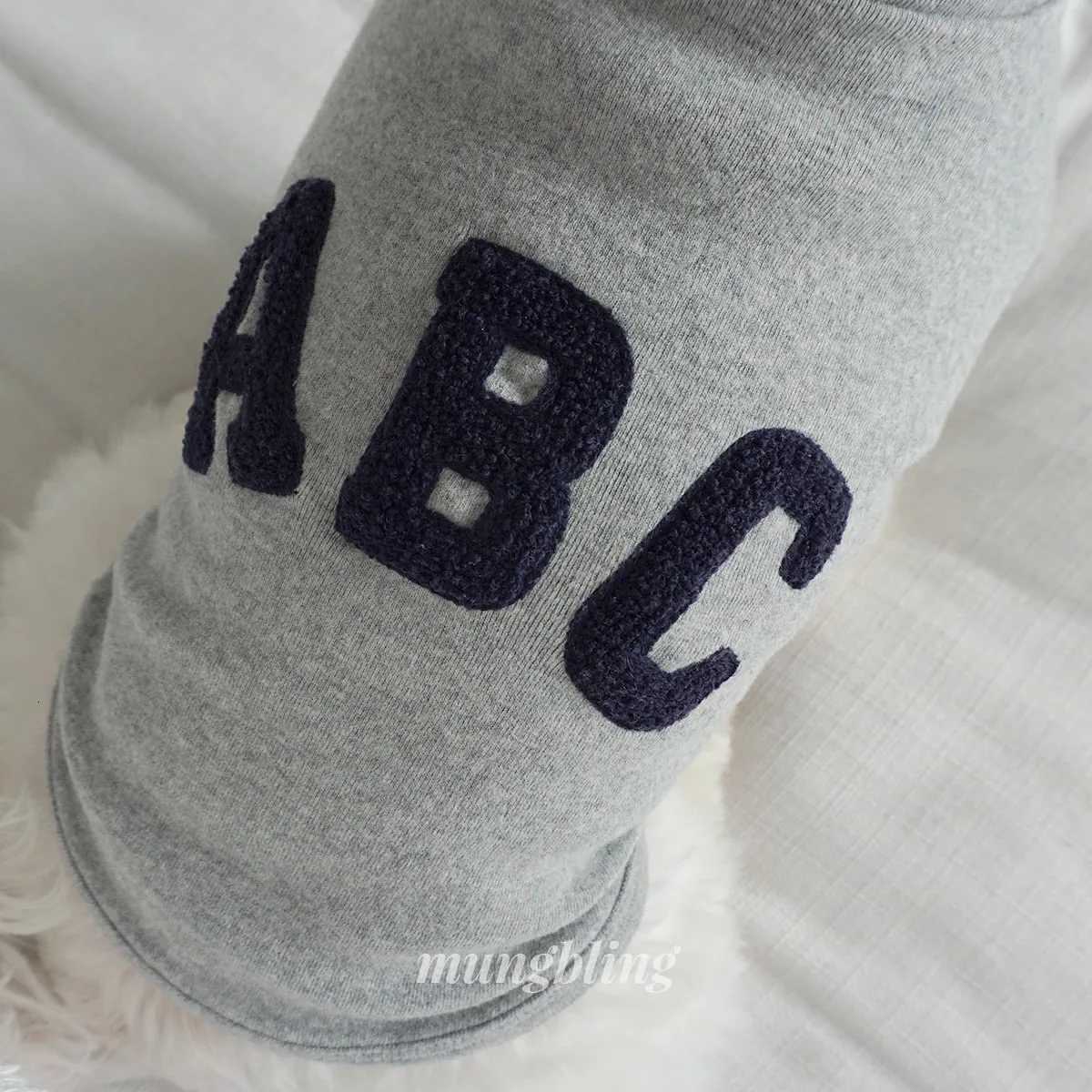 2025 New Embroidered Letter Dog Vest Small to Medium Dog Sweatshirt Winter Warmth for Pomeranians Pet Pullover C251030