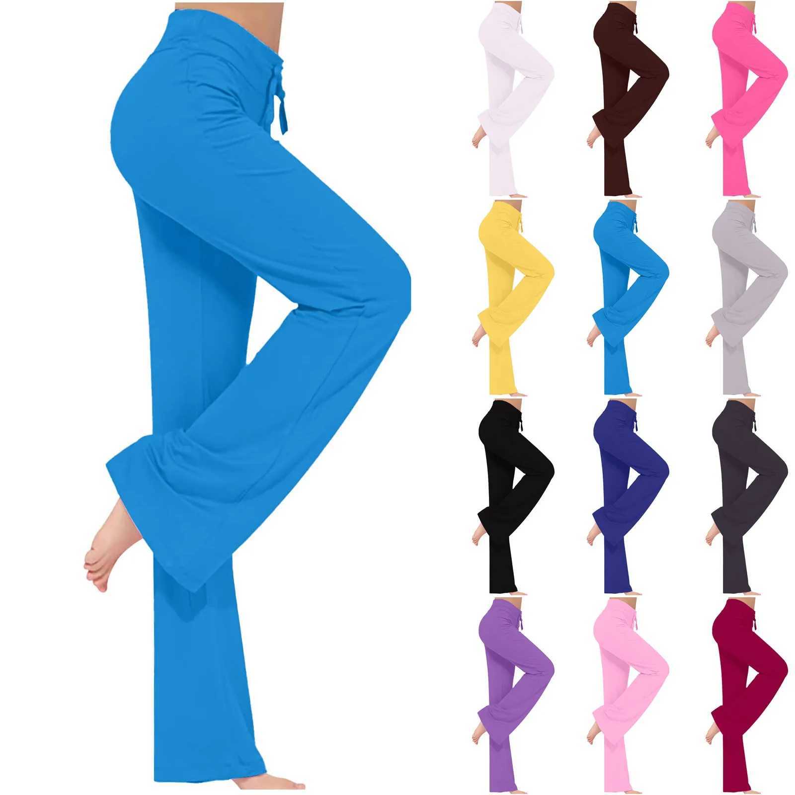 New Highwaisted Slim Fit Straight Trousers for Women Minimalist Pure Color Daily Versatile Comfy Fitness Yoga Pants J251030