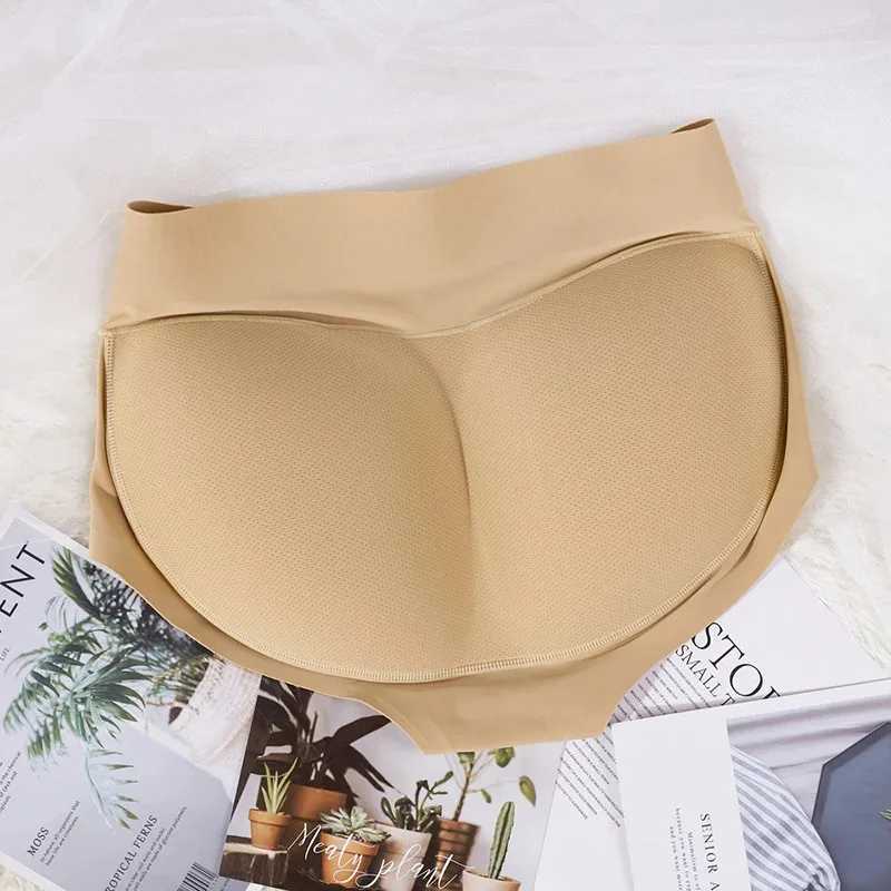 Women Body Shaper Buttocks Padded Panties MidWaist Hip Pad Fake Butt Lifter Underwear With Filling L251030