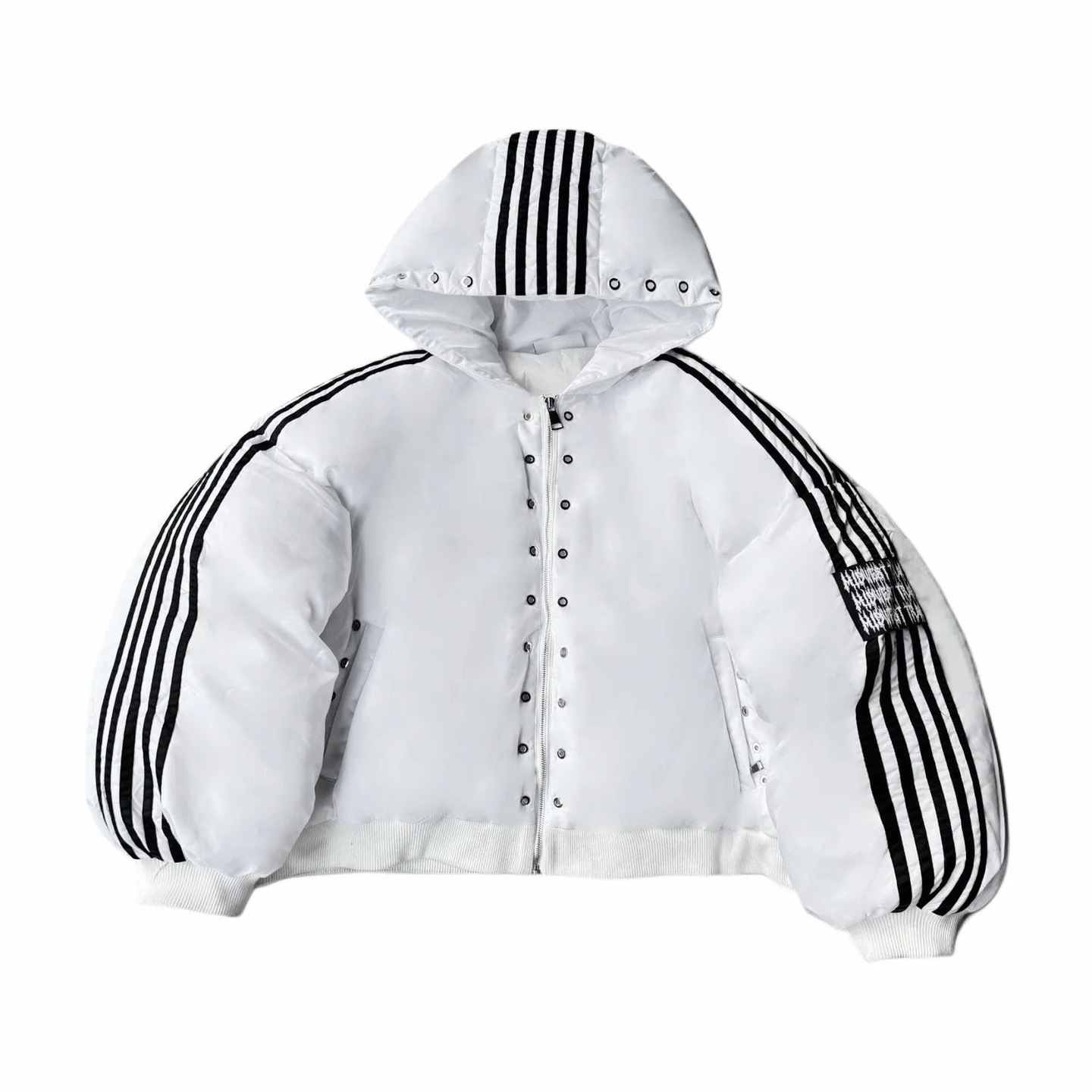 High Quality Men's Down Harajuku's Oversized Hat Warm Cotton-padded Jacket With Thickened Letter Print Bread Coat Loose Unisex Trendy Luxury