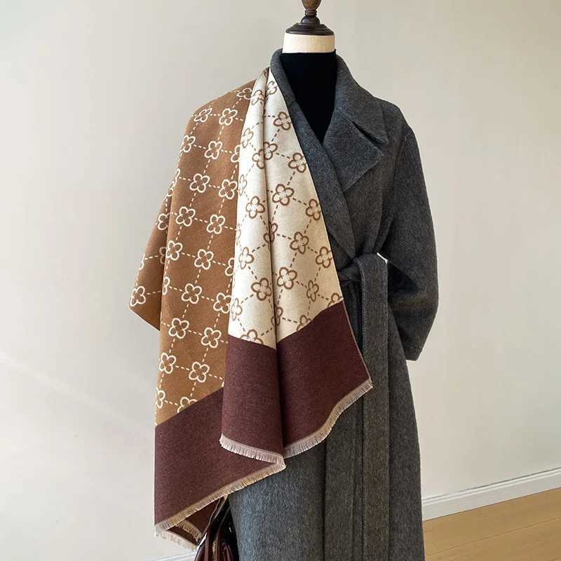 Warm ShAWl Women Scarf A Cashmere Winter Blanket WrAPs Casual Print Bufanda Travel Poncho Stoles EcharpeW251030