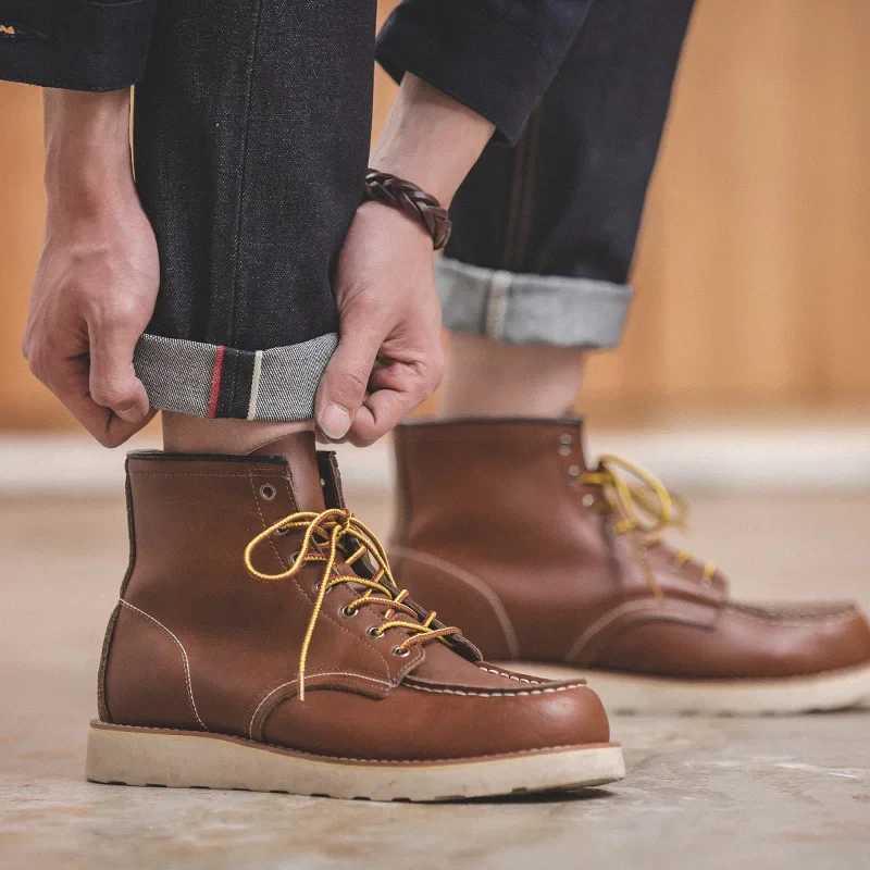 Maden Retro 145oz Selvedge Raw Denim for Mens Jeans with YKK Zipper Fly Embroidery Straight Jeans Classic Solid Color Trousers J251030