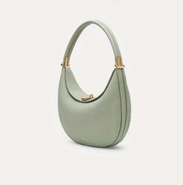 Medium Layered Crescent Elegant Golden-Tone Hardware Snap Closure, Light Multi Brown Brown 2025