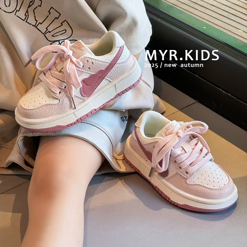 Girls' board shoes autumn new children's Korean casual shoes2025