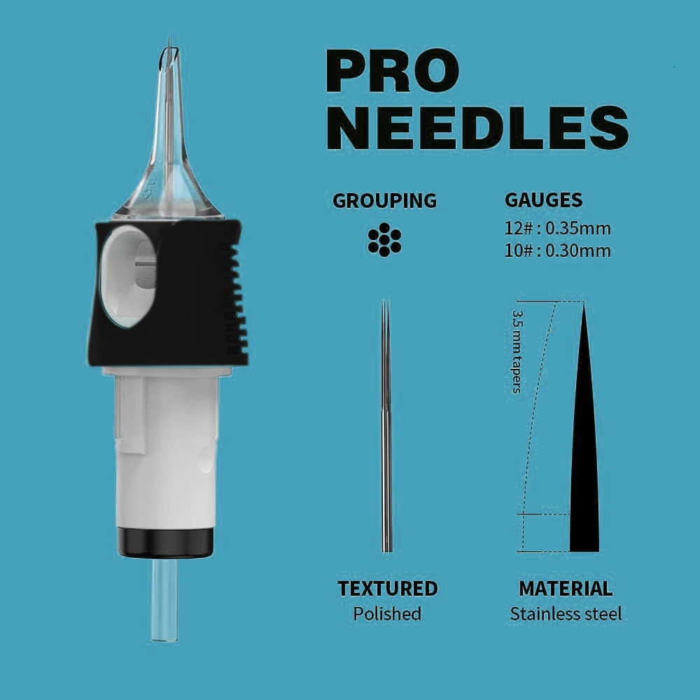 Tattoo Cartridge Needles RS RL RM Disposable Sterilized Safety Tattoo Needle for Tattoo Machines Permanent Makeup Supplies 20pcs 251027