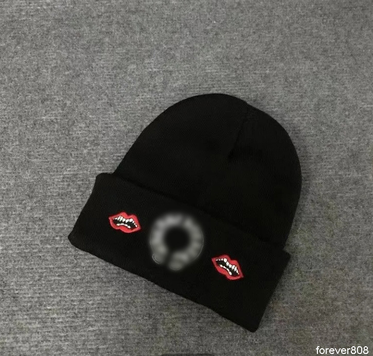 Beanie/Skull Caps Chrome Beanie Winter Warm Heartslys Beanie Womens Designer Pullover Cold Mens Outdoor Heartlys Beanie Hat Luxury Fashion Classic